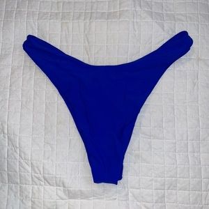 Solid Blue Bikini Bottoms